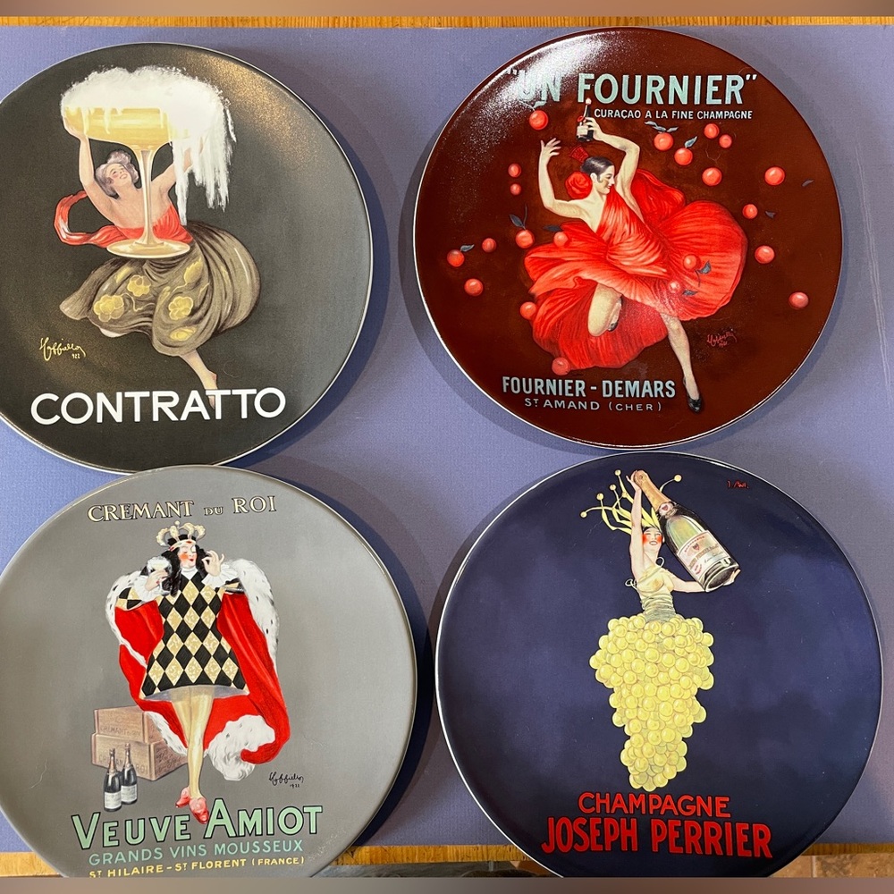 Vintage Pottery Barn Bar Plates
